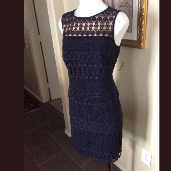 Lauren Ralph Lauren Dresses & Skirts - NWT-Lauren by Ralph Lauren, Navy Dress